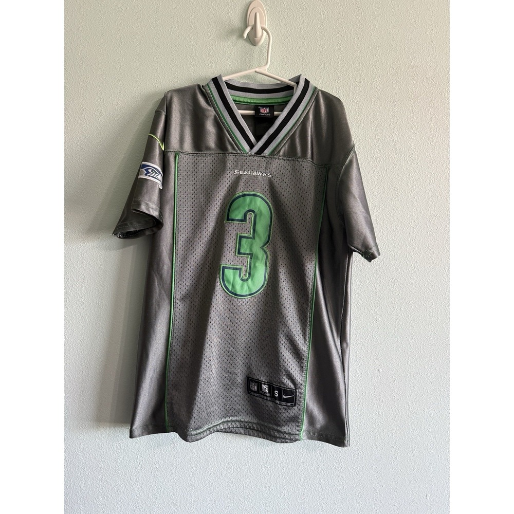 Nike NFL Seattle Seahawks Russell Wilson #3 Football Jersey Youth Large 10-12